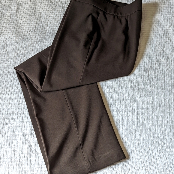 Women's Denver Hayes Brown Dress Pants Sz 10 - Picture 1 of 4